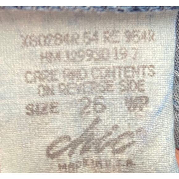 Upcycled Recycled Boho Denim Skirt With Tie Belt Size 26 - Picture 7 of 15